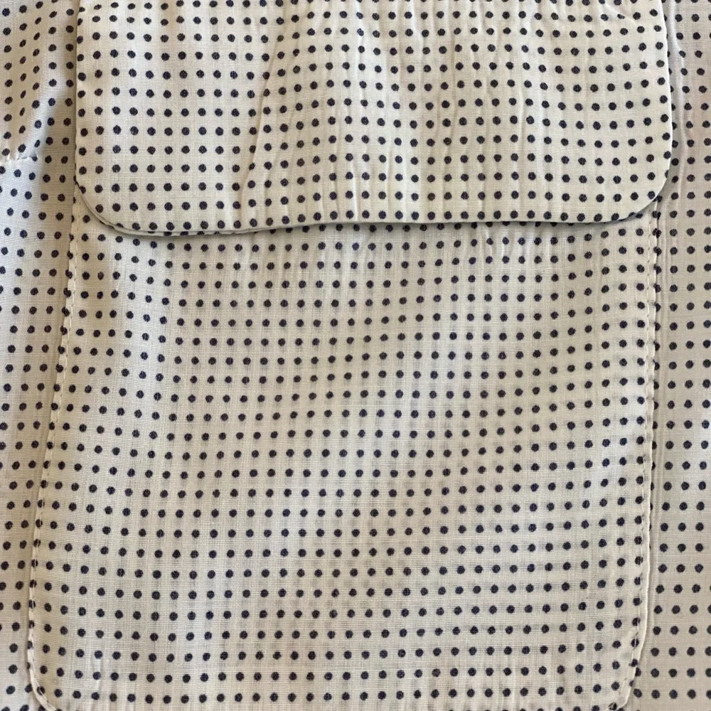 Express Polka Dot Long Sleeve Button Up Top- MEDIUM - Picture 5 of 6